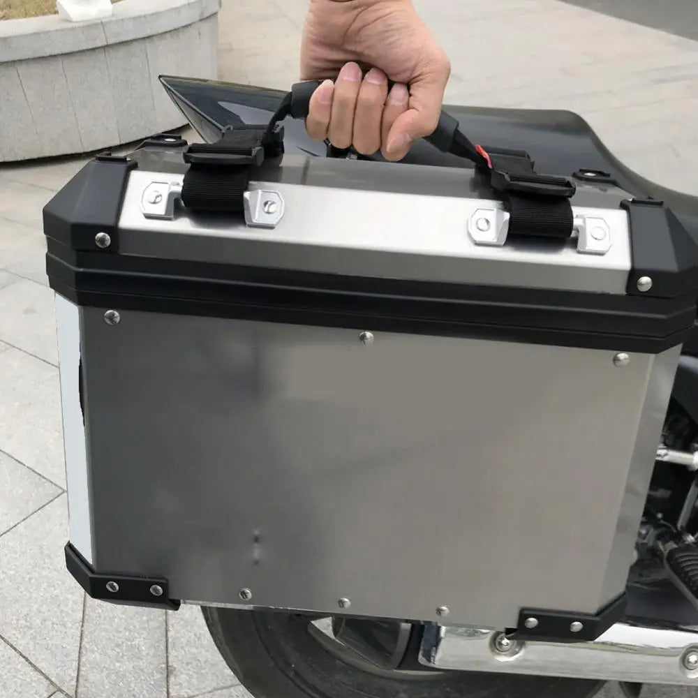2019 new aluminum alloy side box handle rope for universal motorcycle luggage strap handle rope Quake