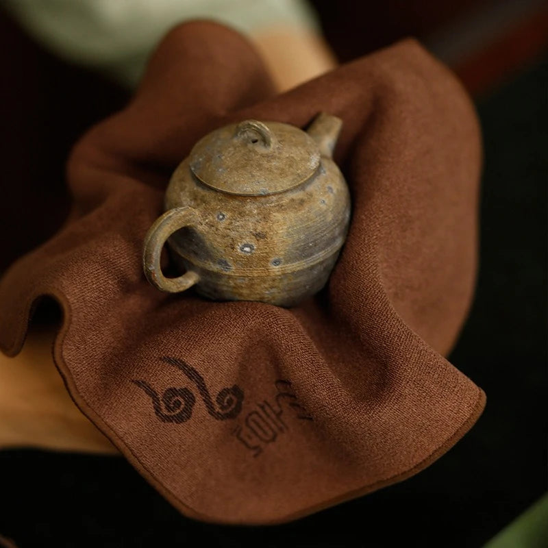 Tea towel ruyi absorbent tea cloth rag tea table tea mat special tea set accessories wiping towel Quake