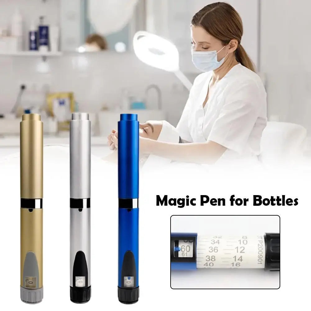 Magic Pen Wrinkle Removal Cartridge Needle-Free Cosmetic Injector Anti-Aging Eye Tear Nasolabial Lines Skin Lift Quake