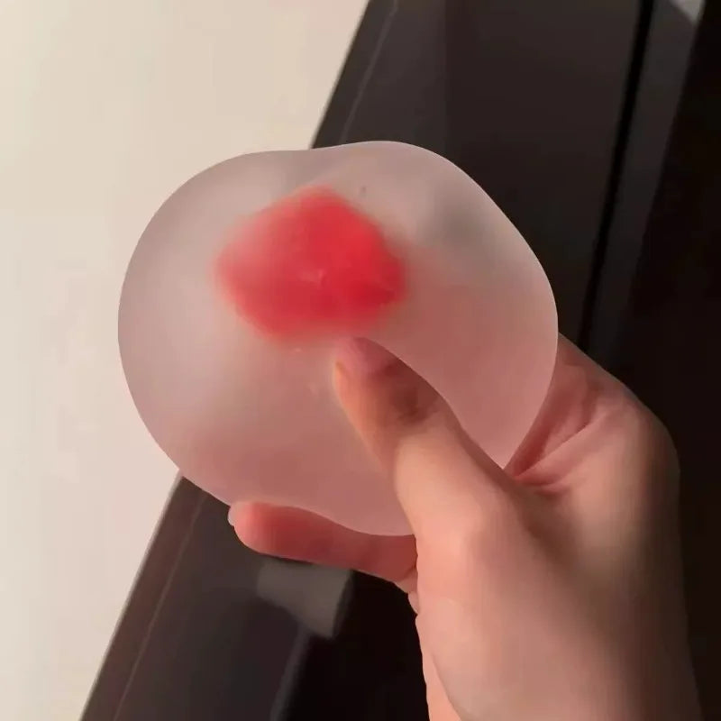 Strawberry Gummies Cute Girl Style High Appearance Reusable Stress Relief Squeezing Toy Slow Rebound Ventilation Toy Quake
