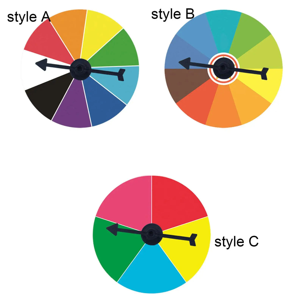 Wall Mount Prize Turntable Compact Hanging Portable Erasable Reusable Fortune Wheel for Pub Carnival Fortune Game Supermarkets Quake