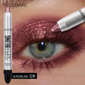 1 Pc High Color Rendering Shimmer Eyeshadow Pen, Shiny Colors Eye Shadow Stick, Eye-catching Eye Makeup, Music Festival Makeup Quake 12
