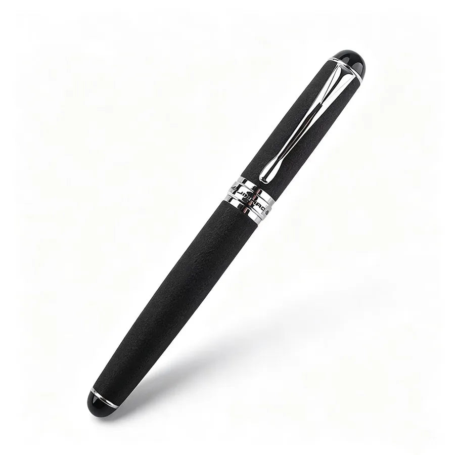 Jinhao 750 Fountain Pen Matte Black Metal Body M Nib Classic Ink Pen Business Office Writing Gift Pen Quake 750-3 M 0.7MM