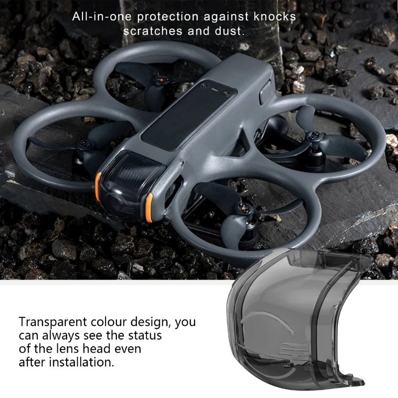 Precisions Fit Camera Lens Guard for Avata2, Transparent PC Gimbals Guard Protector Quick Installation K1KF Quake Default Title