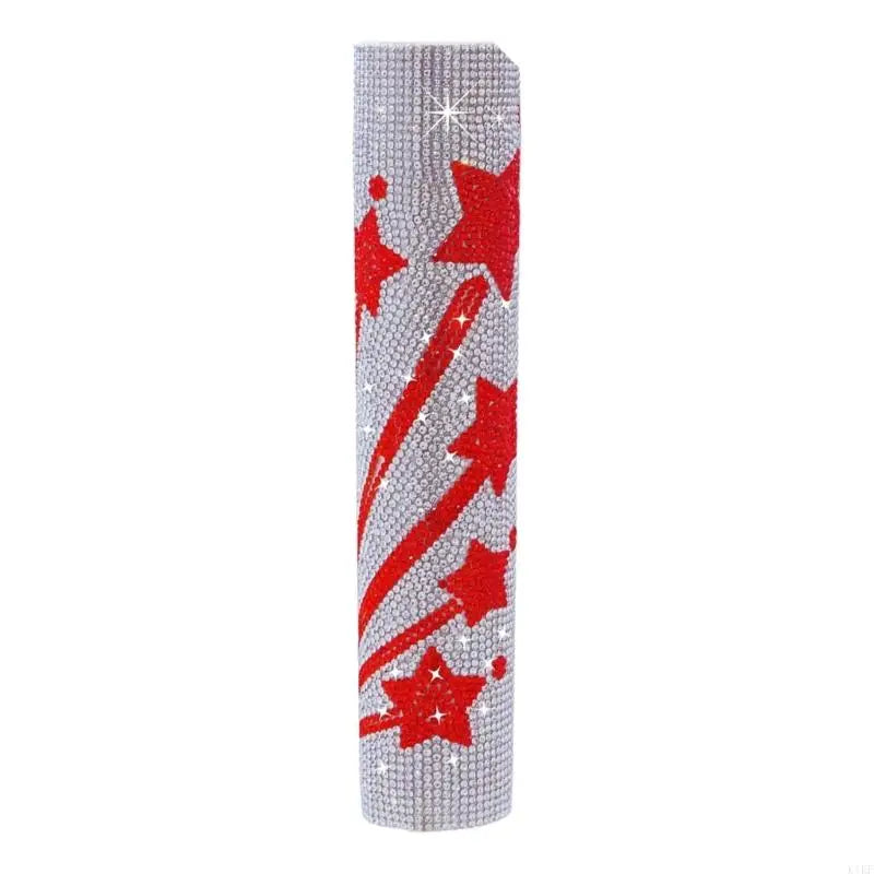 Rhinestones Microphone Handle Sleeve for Wireless Microphone Handle, Sparkly Grip Cover with Soft Inner Liner for Karaoke K1KF Quake 6 CN