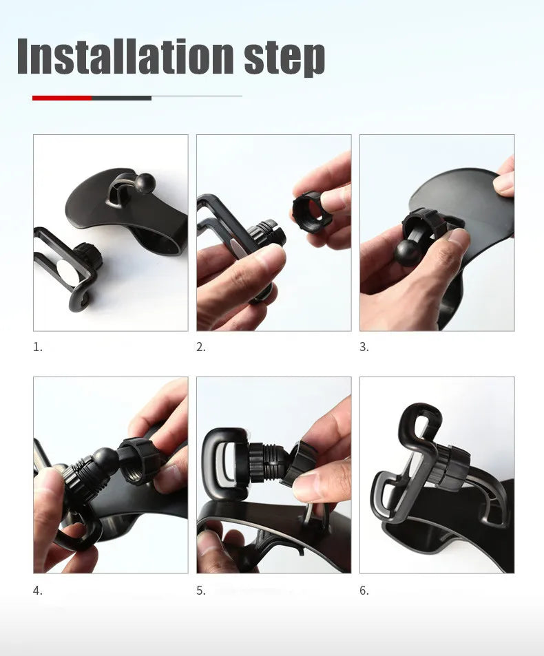 Multi-Functional Universal Car Mobile Phone Holder Easy Clip Mount Stand Panel Dashboard GPS Navigation Bracket Holder For Phone Quake