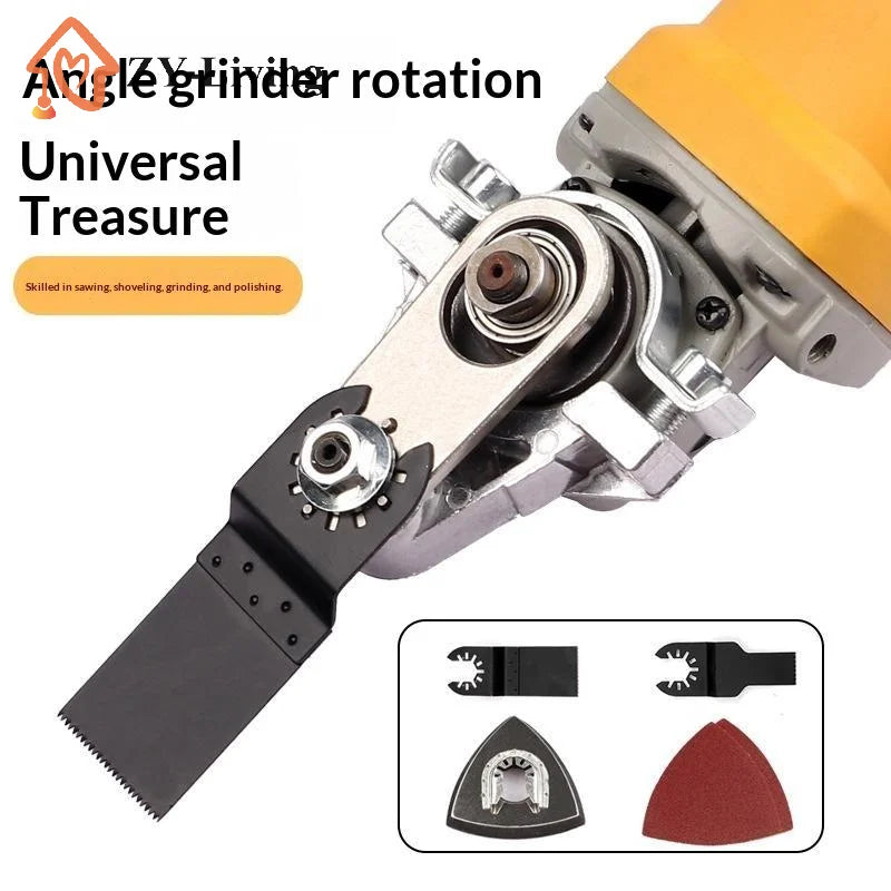 100/115/125 Type Angle Grinder Modification Kit With Saw Blades Sanding Discs Installation Tools For DIY Woodworking Cutting Quake
