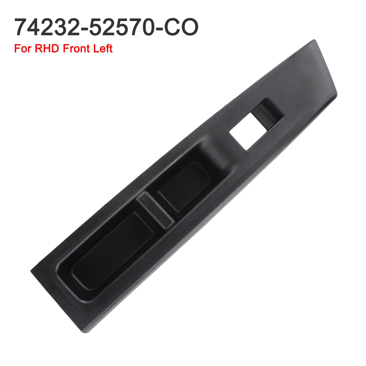 Car Front LH Armrest Upper Panel 74232-52570-C0 For Toyota For Vitz 2010-2014 (Only For RHD) Glass Lift Panel For Right-hand Dri Quake