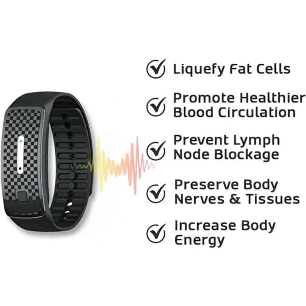 Practical Magnetic Health Ultrasonic Bracelet Smart Wristbands Lymphatic Detox Bracelet Body Shape Wristband Quake