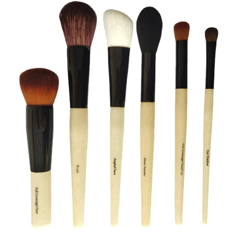 6pcs Soft Fluffy Makeup Brush Sets For Cosmetic Foundation Loose Powder Eyeshadow Blending Brush Beauty Tools Quake B
