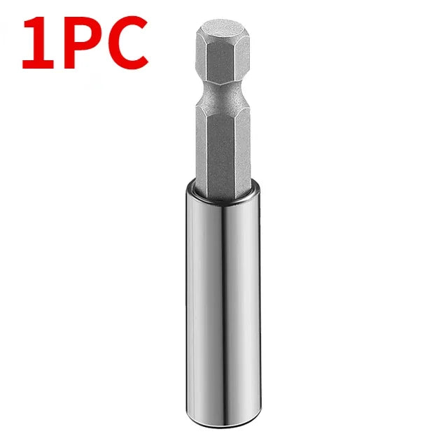 10/1pcs Magnetic Drill Bit Extension Rods Screwdriver Drive Guide 1/4 Hex Batten Head Quick Change Power Screw Driver Adapter Quake 1PCS