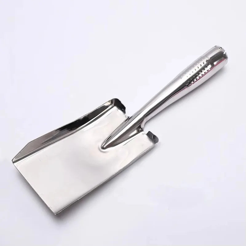 1PC Plastic Handle Gardening Hand Tools Stainless Steel Scale Shovel Rake Fork for Home Garden Flower Potting Weeding Quake