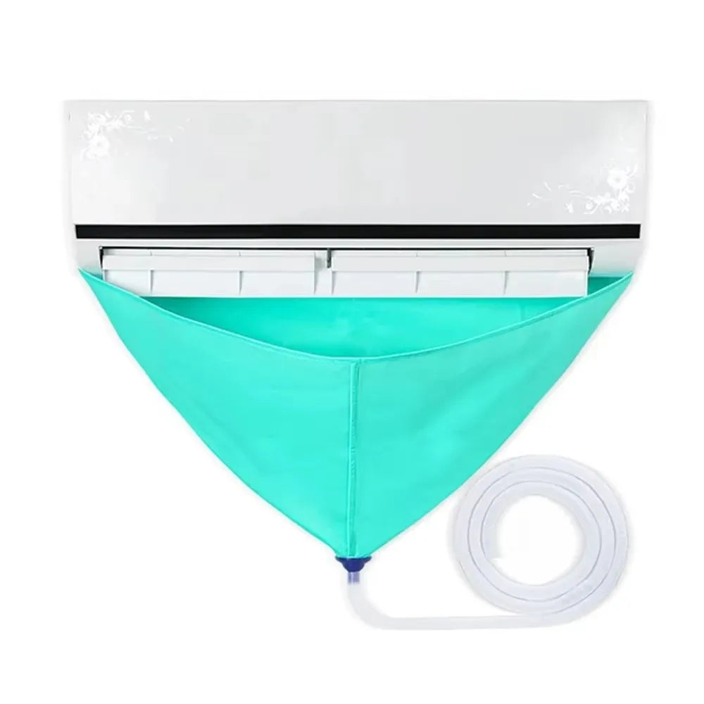 Leak-proof Air Conditioner Clean Cover Waterproof Drain Air Conditioner Cleaning Kit Thickened PVC with Drain Pipe Quake