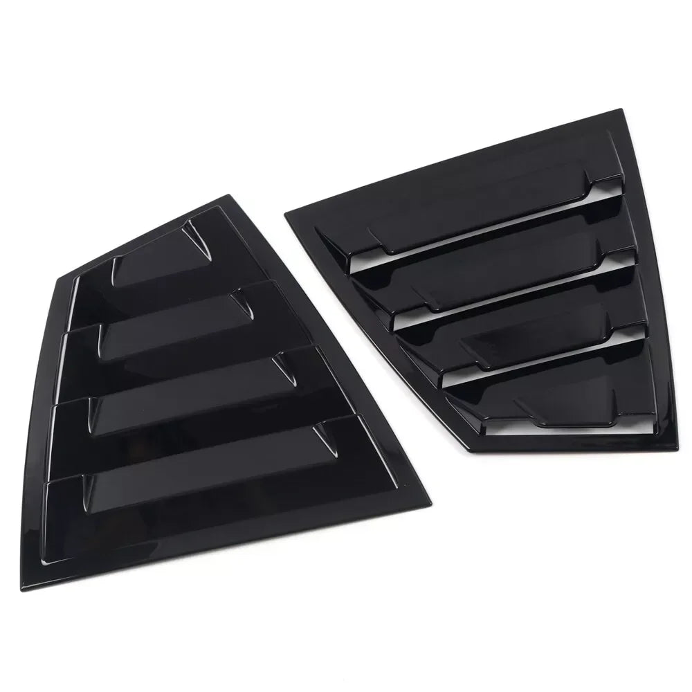 For Subaru WRX STi 2015-2021 Car Rear Louver Window Side Shutter Cover Trim Sticker Vent Scoop ABS Carbon Fiber Accessories ABS Quake