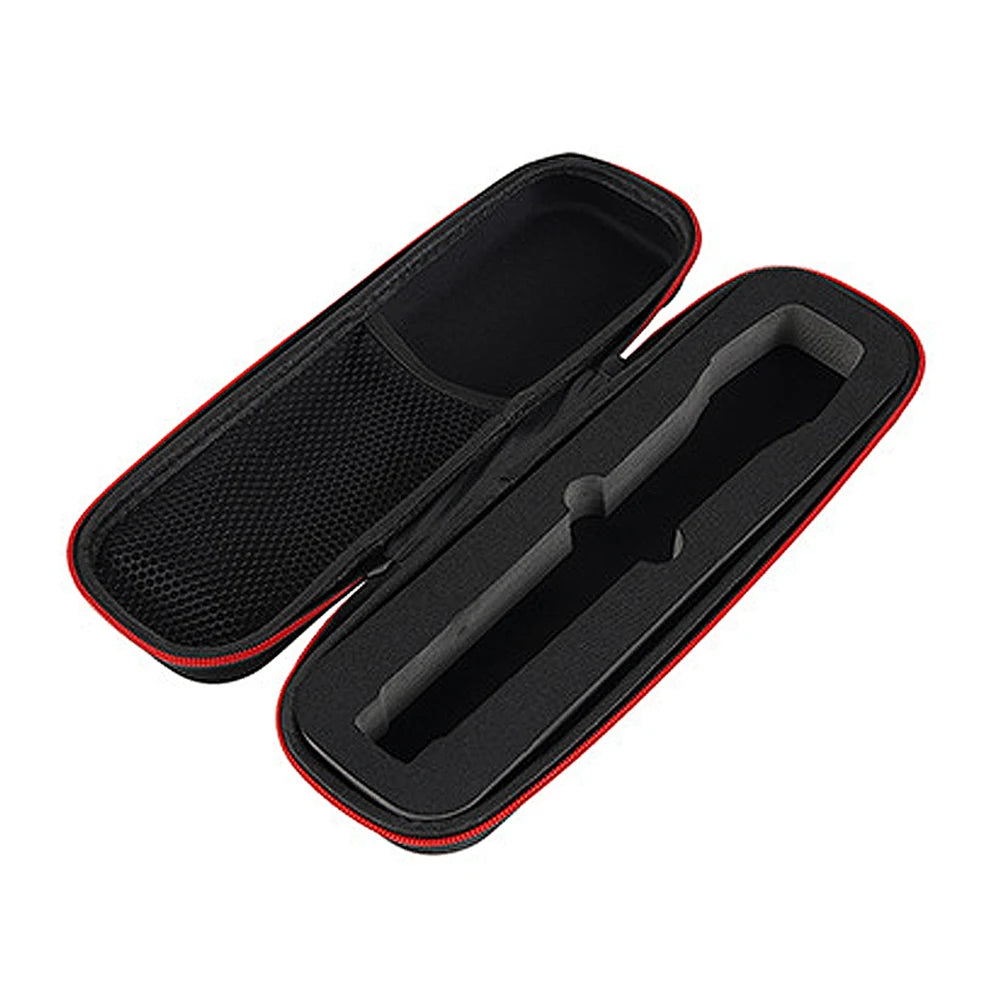 New Wireless Microphones Storage Box Portable Microphoned Carry Case EVA Bag with Zipper Shock-proof & Waterproof Quake black
