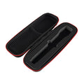 New Wireless Microphones Storage Box Portable Microphoned Carry Case EVA Bag with Zipper Shock-proof & Waterproof Quake black