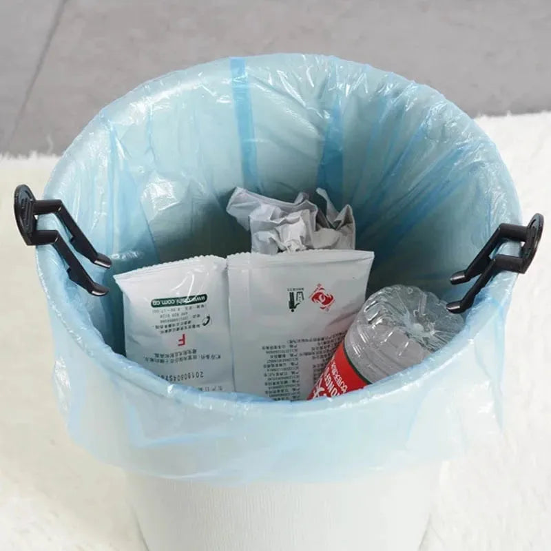20/2PCS Household Rubbish Clip Garbage Bin Clip Useful Plastic Waste Can Trash Bag Clamp Bin Bag Holder for Kitchen Bathroom Quake