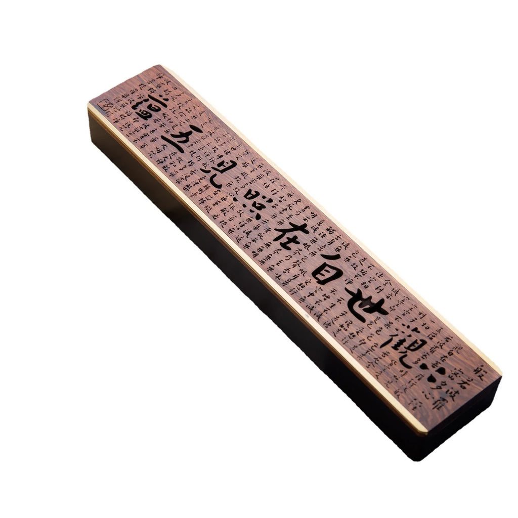 Wooden bed incense burner, cultural and creative Chinese style Zen ornaments, household incense sticks, solid wood creative Quake