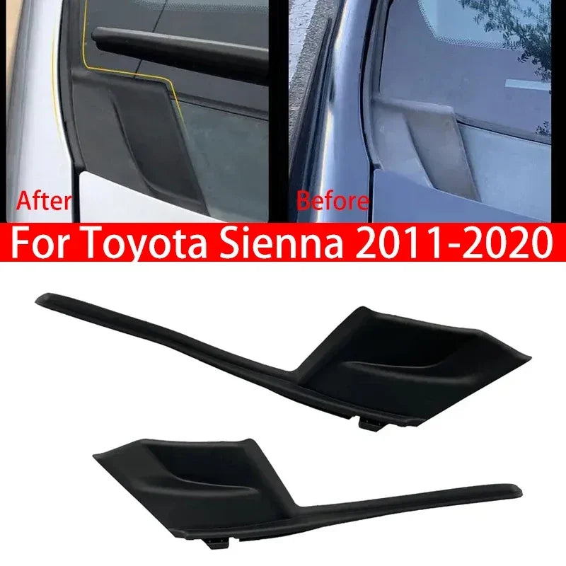 53866-08020 53867-08020 For US Toyota Sienna 2011-2020 Pair Car Front Windshield Wiper Side Cowl Fender Hood Seal Cover Trm Quake Default Title