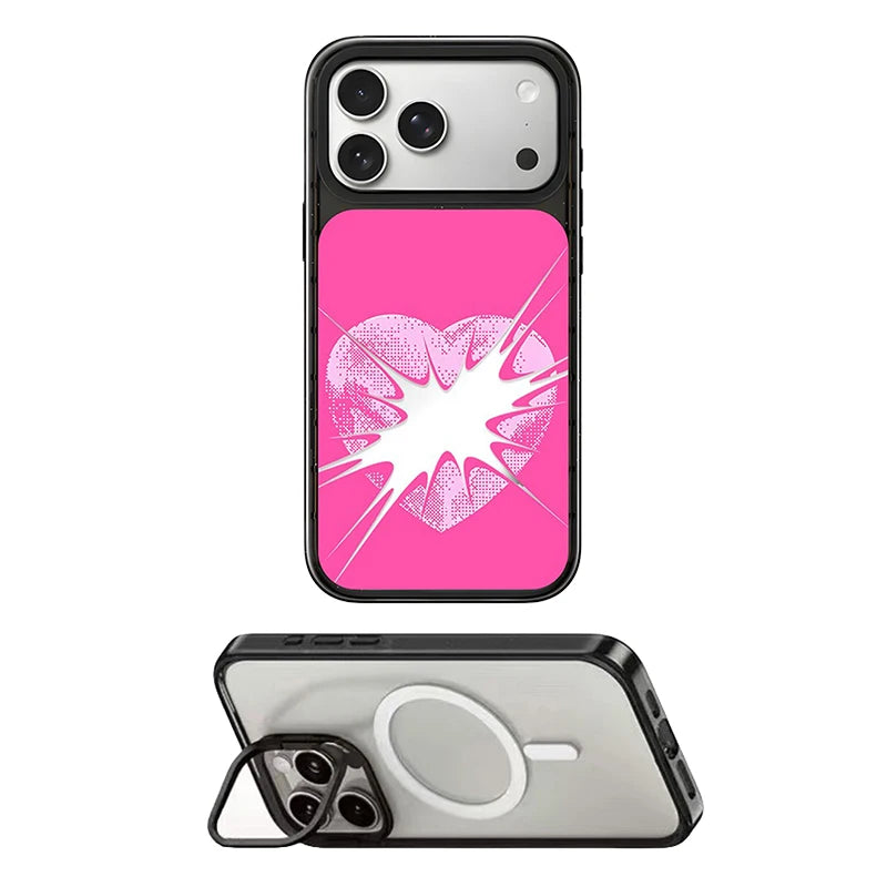 6092086 Impact Case - Mirror / Glaze Magnetic Cover: Compatible with IPhone 18 17 Pro Max 18Pro Quake stand (MagSafe) 4 for iPhone18 Pro Max