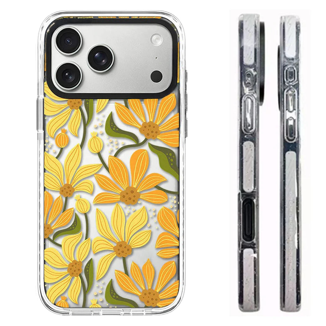 6083132 White Border Magnetic Phone Case Cover for IPhone 13 14 15 16 17 18 Pro Max Case Quake