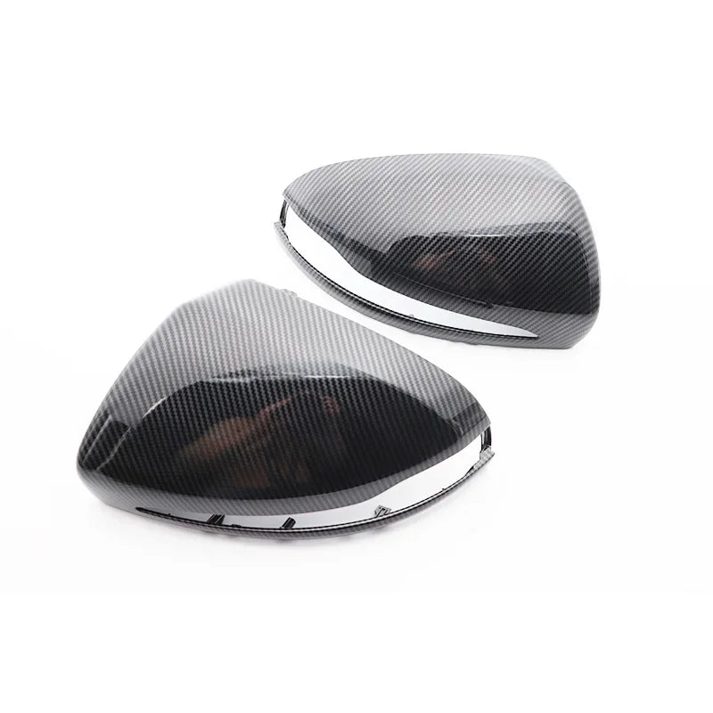 For Mercedes-Benz E GLC S C Class W205 W213 X253 W222 W238 LHD Replacement Car Rearview Side Mirror Cover Wing Cap Exterior Trim Quake Carbon