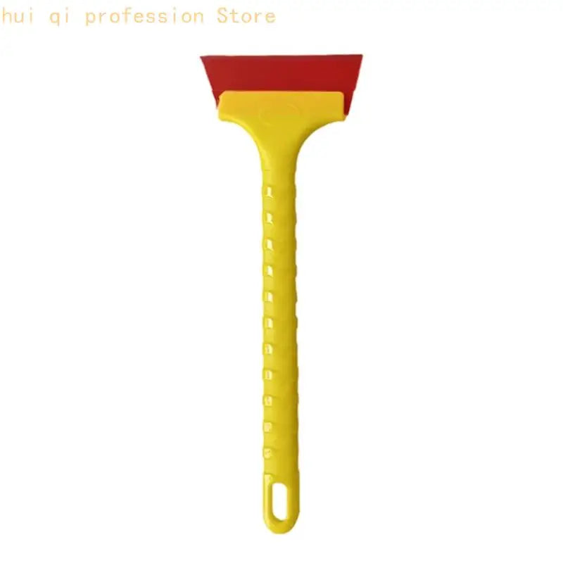 Long Handle Squeegee Wiper Ice Scraper For Car Window Glass Cleaning With Rubber Blade And Nonslip Grip H8WE Quake Red China Mainland