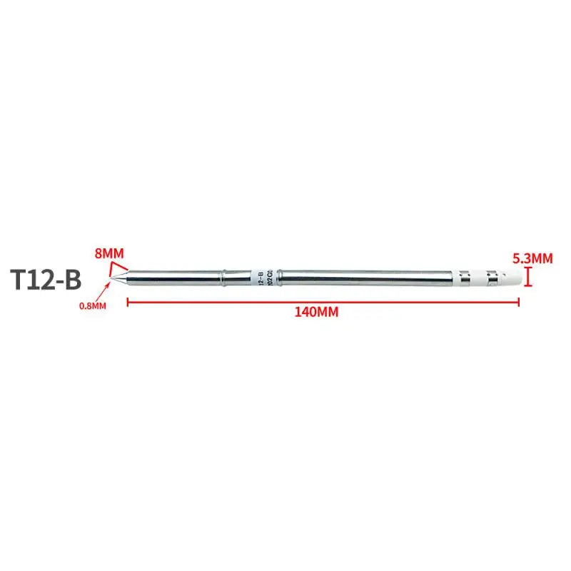 1PCS T12 I ILS J02 JL02 K KU Soldering Iron Tips For Hakko Fx951 DIY T12 Electric Soldering Iron Soldering Station Welding Tool Quake A4