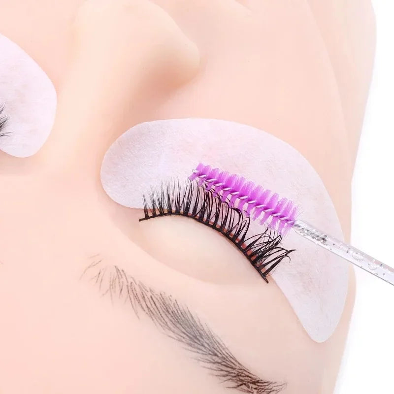 vvocci 100PCS Disposable Eyelash Extension Applicator Wands & Mascara Brushes - Wholesale Makeup Tools for Eyelashes & Eyebrows Quake