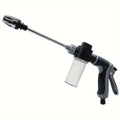 Multifunctional High Pressure Car Wash Water Gun Garden Water Pipe Nozzle Powerful Cleaning For Cars and Gardens Watering Tool Quake black 3/4''