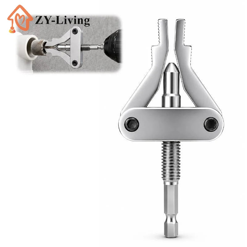 Pipe Extractor Tool Broken Thread Puller Hex Shank Power Drill For PPR PVC MPP Pipes DN20 25 32 1 2 3 4 1 Inch Quake