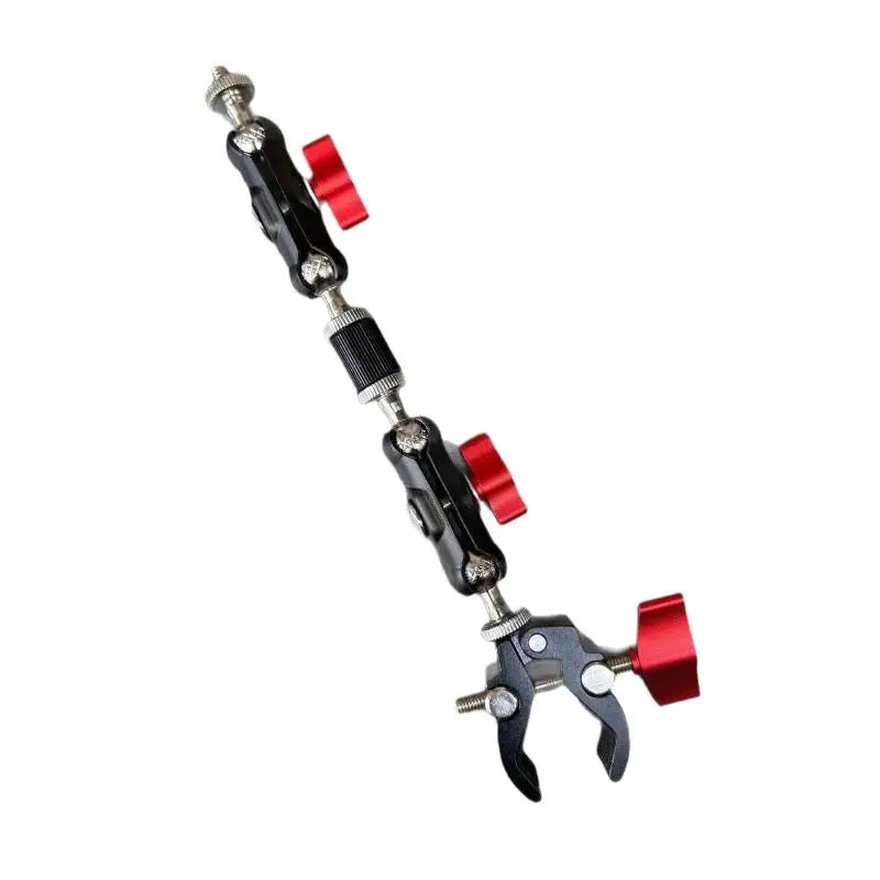 1 Set Photography Accessories Camera Metal Super Clamp With Double Ball Head Magic Arm For Monitor Light Mic Phone Mount Quake