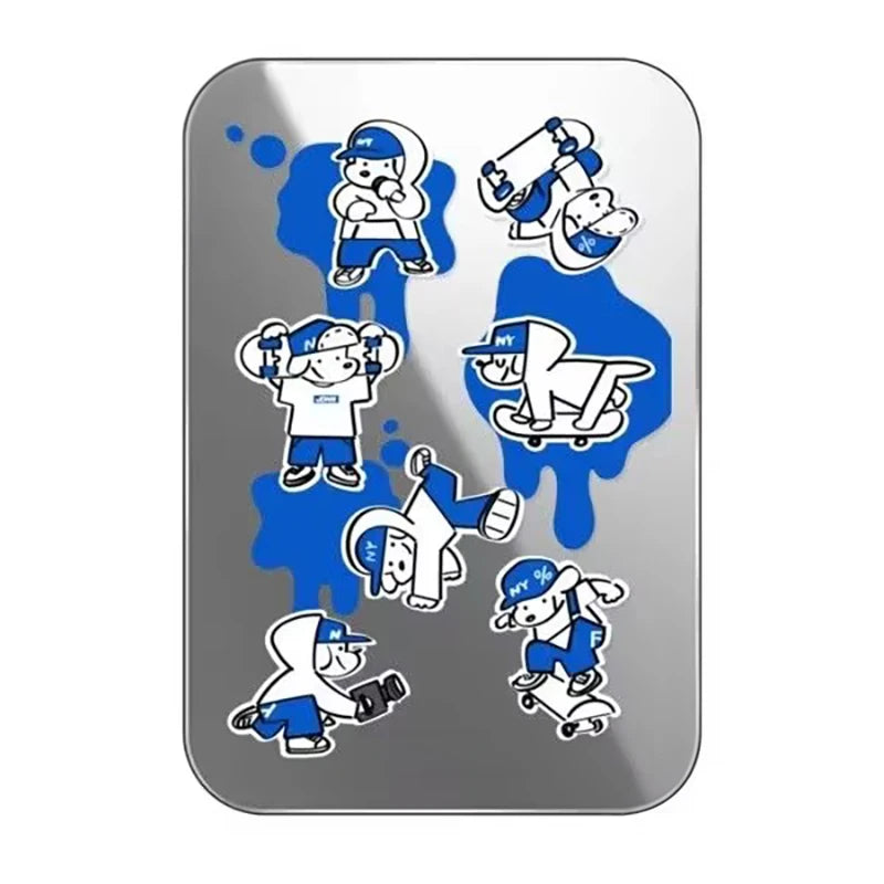 Surfboard Skateboard Dog Magnetic Phone Grip Card Holder Stand for IPhone 13 14 15 16 17 18 Pro Max Case Quake card holder stand 8