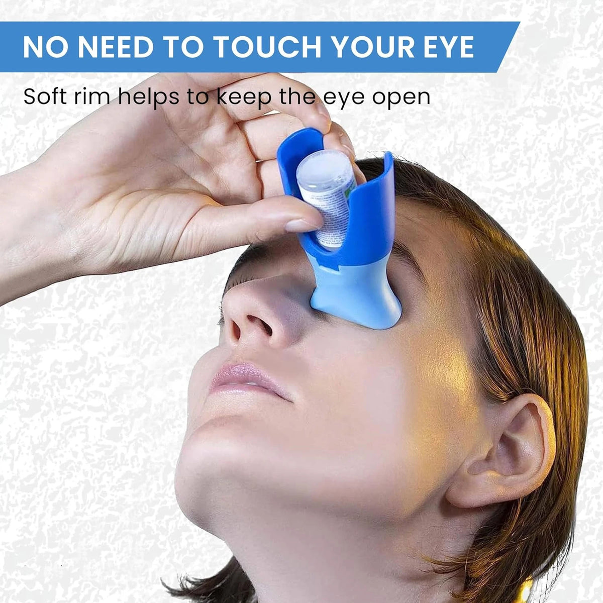 Reusable Eyedrops Holder Eye Drops Bottle Helper Eye Ointments Drops Holder Device Eyedrop Guide Aid Help Applicator Care Tool Quake Default Title
