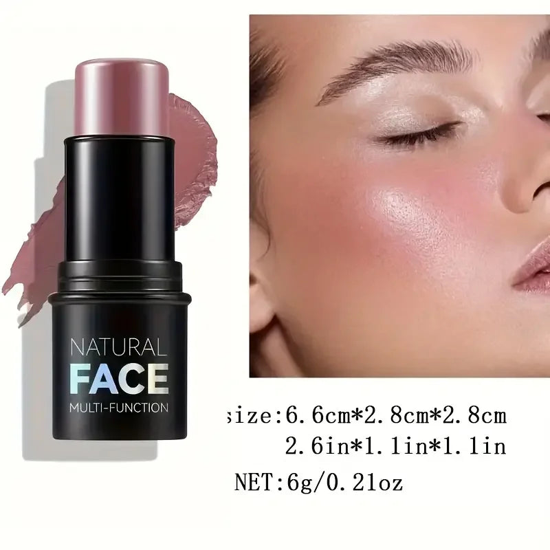 Natural Face Highlighter Concealer,Waterproof Face Contour Pen, Easily Sculpt Your Fface to Create a Perfect Light Makeup Effect Quake
