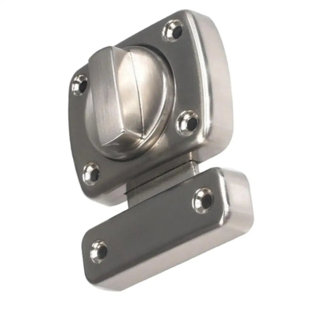 Security Door Bolt Zinc Alloy Rotate Latch Compact Durable Lock for Room Door Cabinet Window Safety Quake