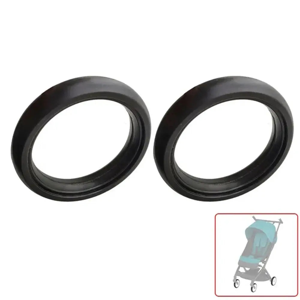 Rubber Baby Stroller Wheel Tyre Silent Bearings Durable Stroller Spare Part Stroller Replacement for Babyzenes Yoyo Yoya YuYu Quake
