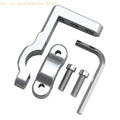 H8WE Multifunction Motorcycle Handlebar Extension Bracket rusts Resistant Designs Mounting for Improves Lighting & Navigation Quake Silver China Mainland