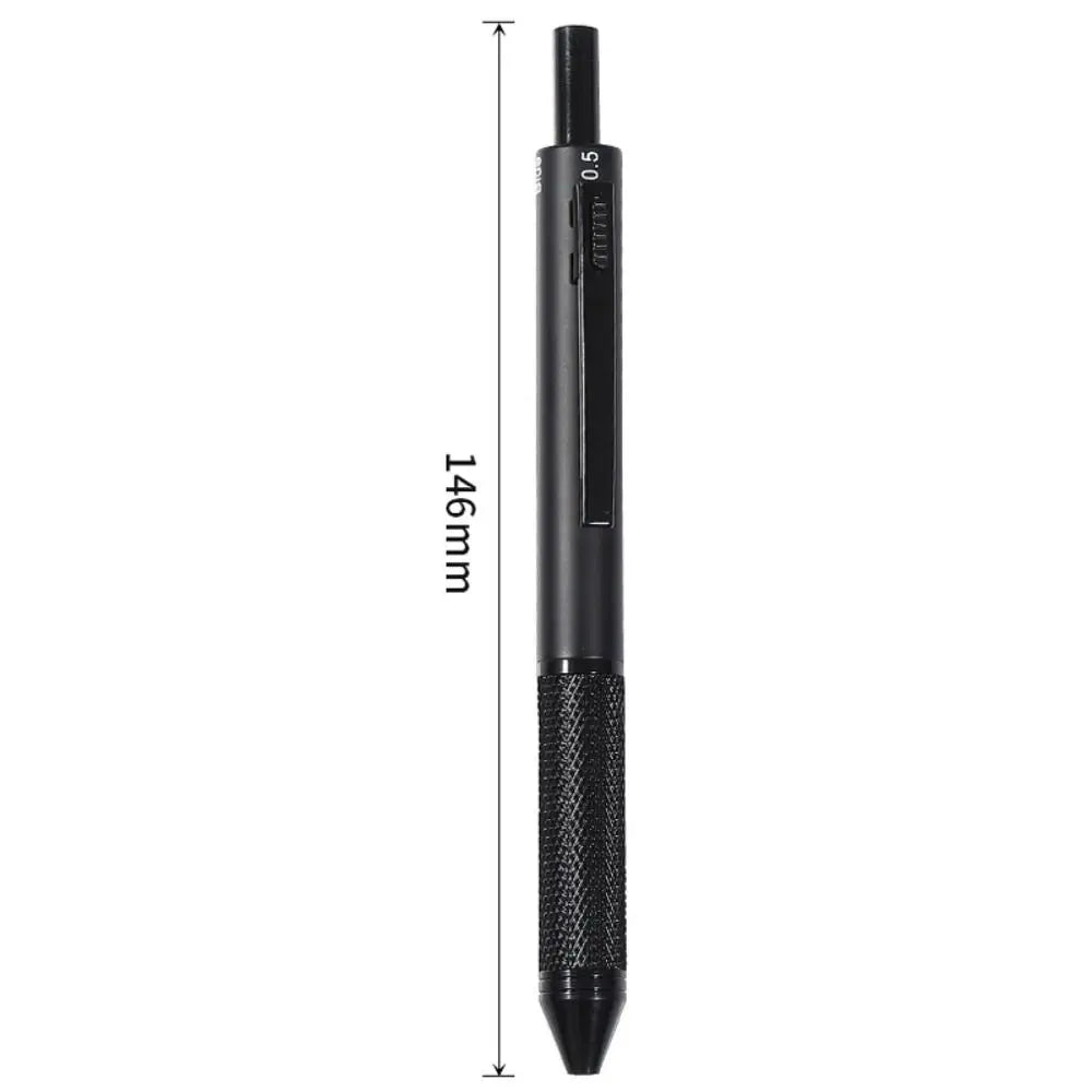 High Quality Metal Gravity Sensor Pen 4 in 1 Press Type Multi-Function Gel Pen 3Colors Ballpoint Pen Student Gift Quake