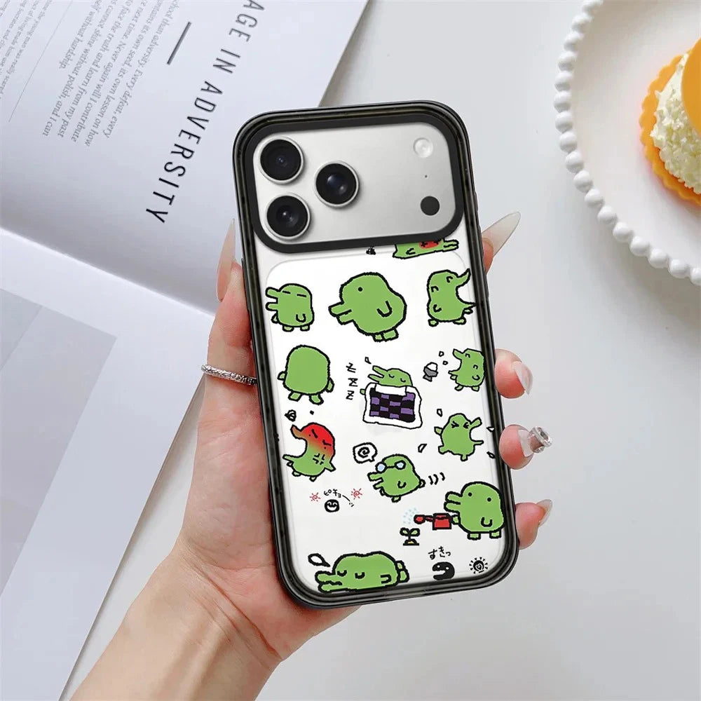 608281 Impact Black Border Magnetic Case: Compatible with IPhone 18 17 16 15 14 13 Pro Max 18Pro Quake