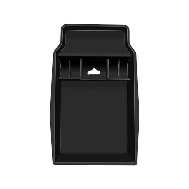 Upper Level Console Tray for 2026 and Later Armrest Box, Black ABS Storage Insert with Sectioned Space for Daily Use Items H8WE Quake CN