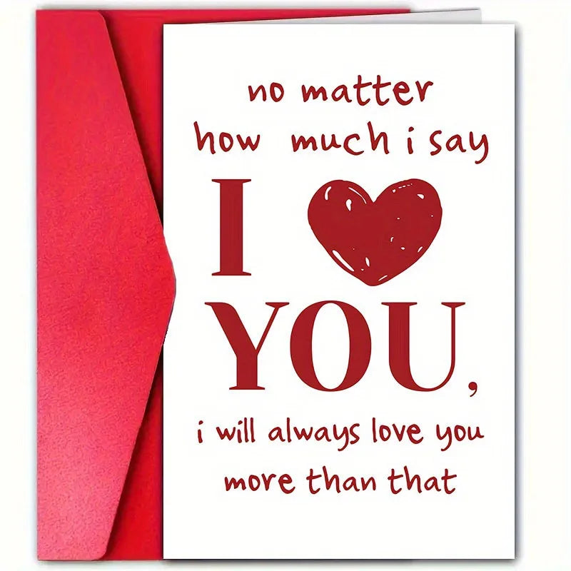 1 set Valentine's Day Greeting Cards Flower Shops Handwritten Flowers Baking Confession Souvenir Cards Instagram Style Quake