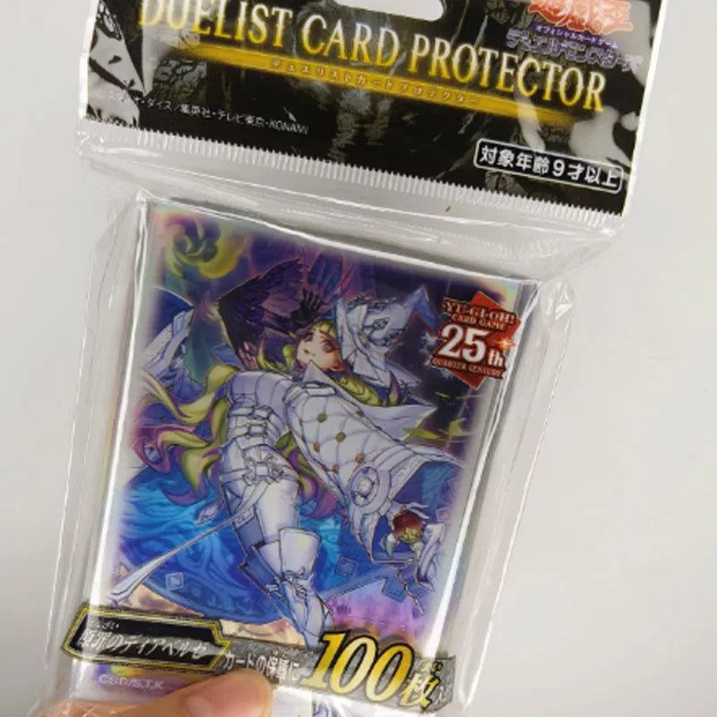 Hot 100 Pcs Official Yu-Gi-Oh White Magician & Original Sin Diabolos Card Sleeves YCSL Limited Edition Anime Exquisite Gift Toys Quake