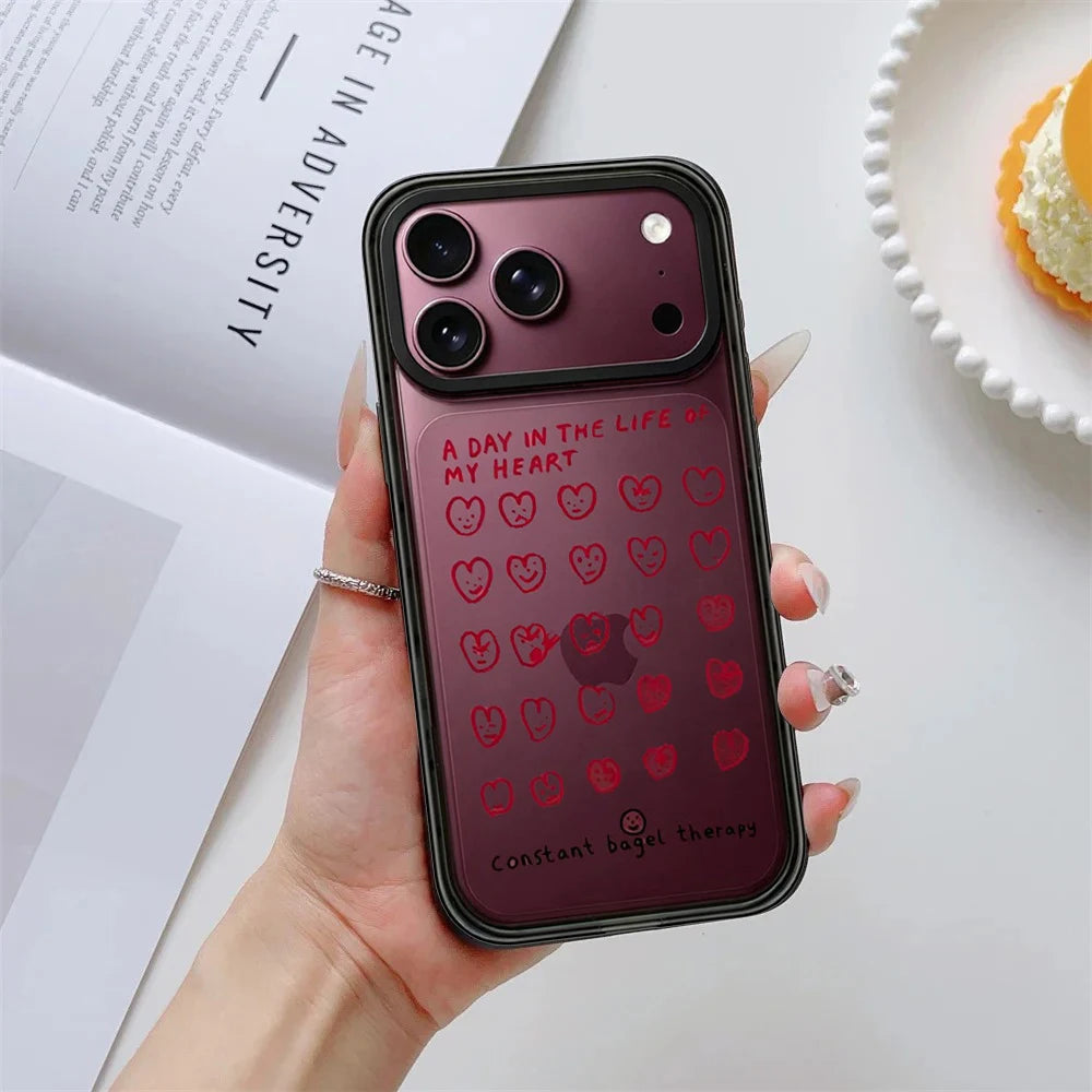 Red Ribbon Leopard Pattern Impact Magnetic Phone Case Cover for IPhone 14 15 16 17 18 Pro Max Case Quake