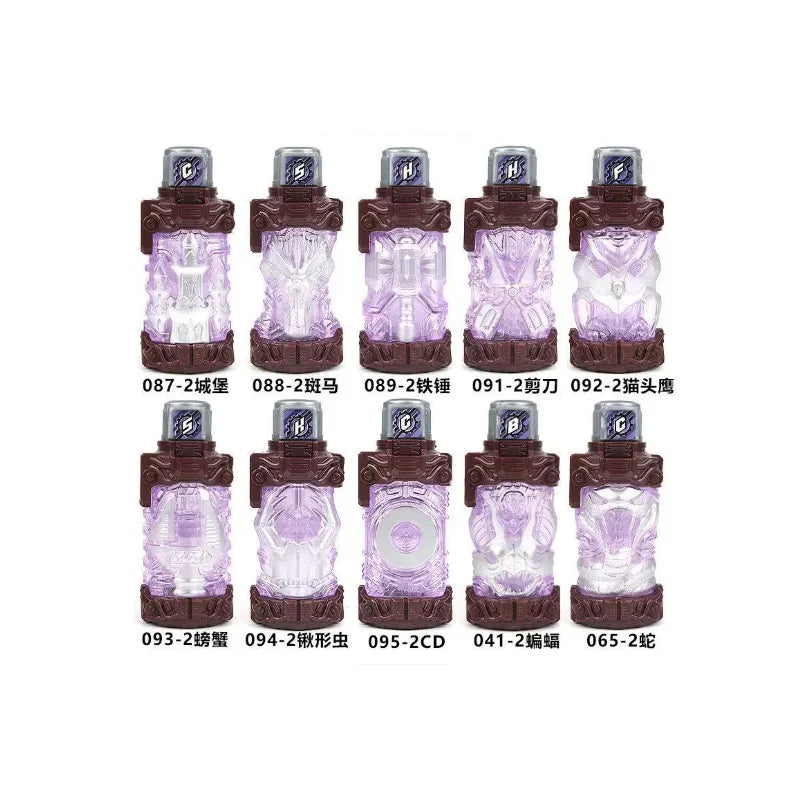Kamen Rider Build Purple Lost Full Bottle DX Set Cobra Bat Compatible with Build Driver Role Play Collectible Toy Gift for Kids Quake 10 Lost Bottle