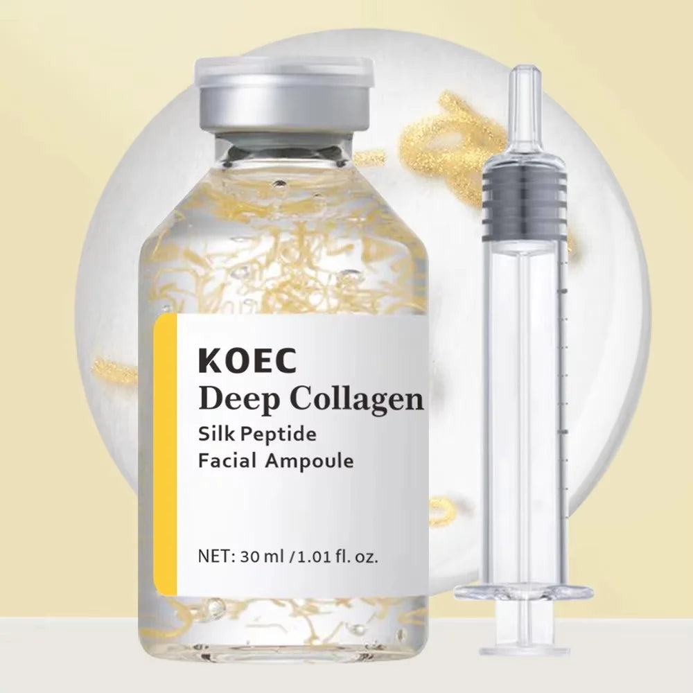 Peptide Intensive Lifting Ampoule,Deep Collagen Face Firming Moisturizing Serum,Glass Skin Tightening Hydration,Korean Skincare Quake