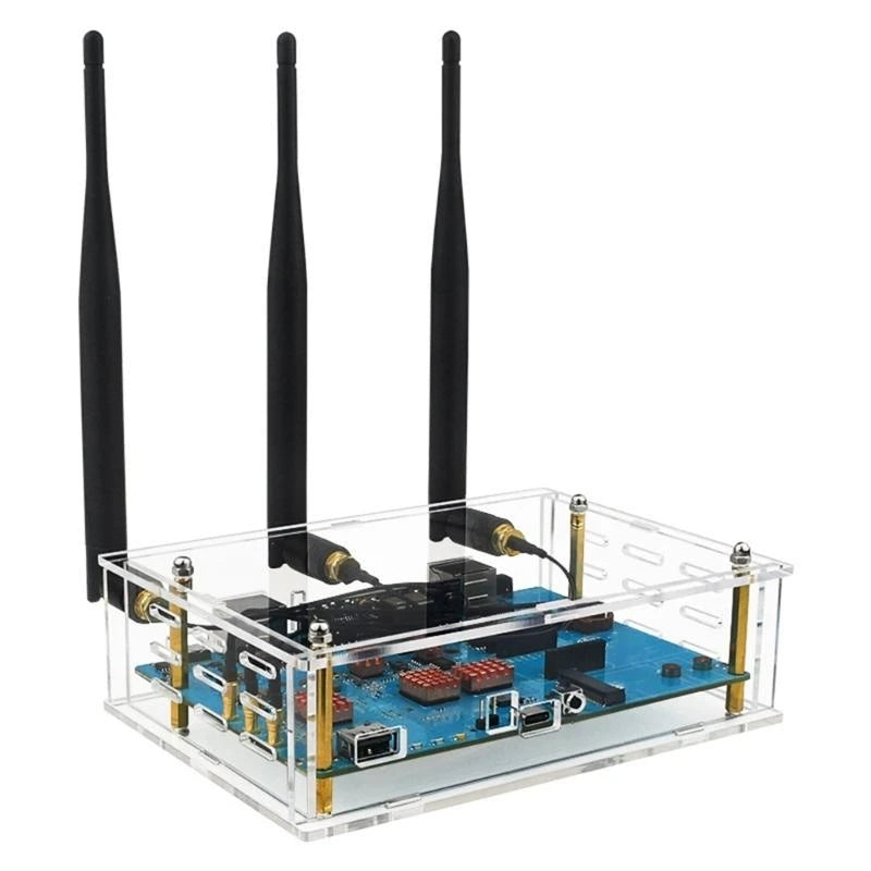 Clear View Acrylic Shell Case For Banana Pi OpenWrtOne Effortless Monitoring Of Board Status And Connection K1KF Quake China Mainland