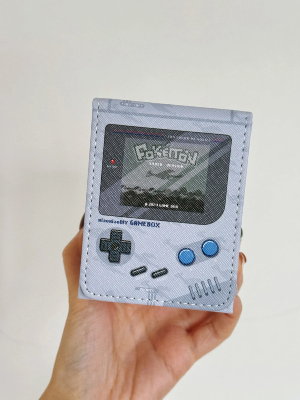 HOT DIY Retro Brick Gameboy Card Storage Box Pocket Monster TCG Organizer - Collectors Display Case Cartoon Anime Quake Lugia