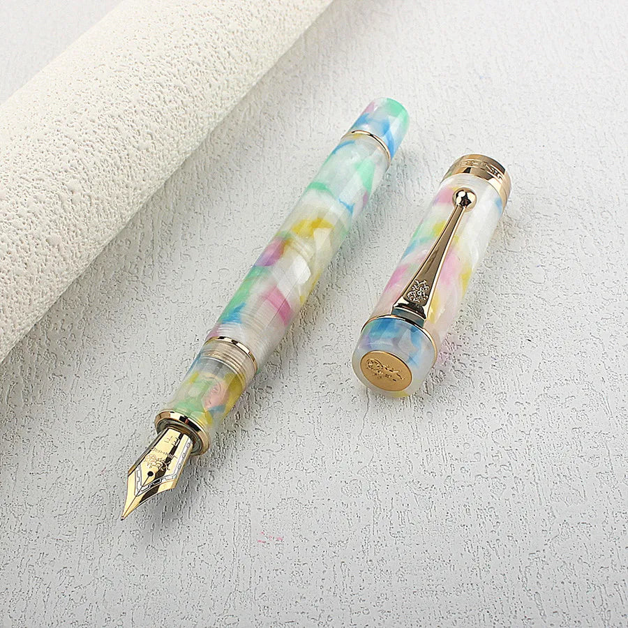 Jinhao Century 100 Elegant Calligraphy Pen - Ergonomic Design, Twist Cap, Fine Nib (M/F/EF) - Ideal for Daily Office Use Quake