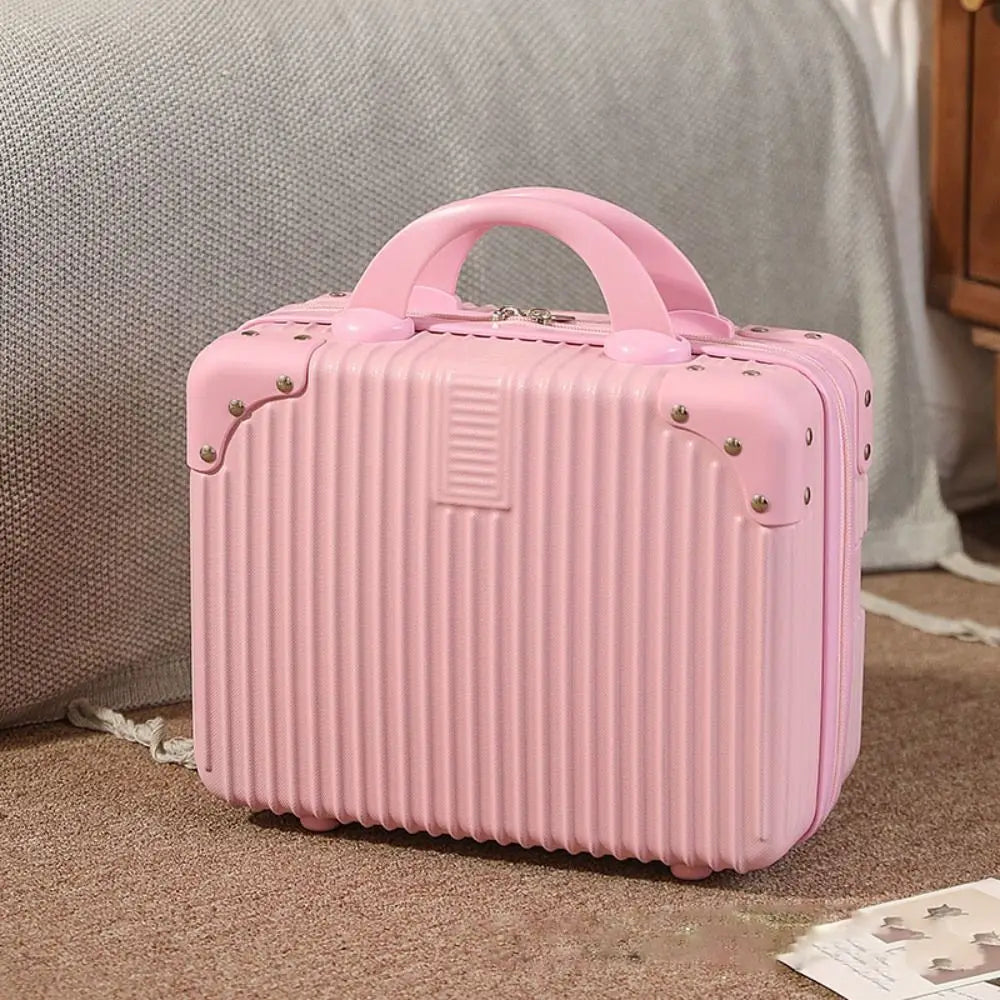 Hot Sales 14 inch Travel Suitcase Mini Travel Makeup Case Organizer Hand Boarding Case For Women Quake 6